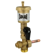 Solar vent with valve