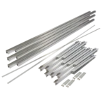 Flat-roof mounting set 4plus horizontal meander 3 collectors