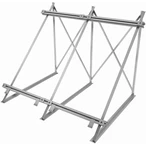 Flat-roof mounting set 2plus 6 collectors