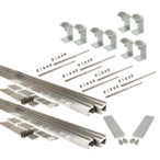 Hanger bolt mounting set 4plus, 3 coll. for various roofings and facades