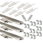 Hanger bolt mounting set 4plus, 6 coll. for various roofings and facades