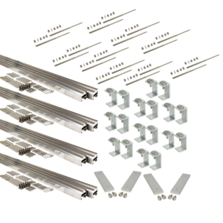 Hanger bolt mounting set 4plus, 7 coll. for various roofings and facades