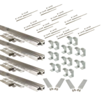 Hanger bolt mounting set 4plus, 7 coll. for various roofings and facades