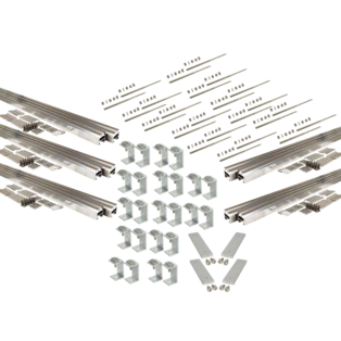 Hanger bolt mounting set 4plus, 9 coll. for various roofings and facades