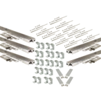 Hanger bolt mounting set 4plus, 9 coll. for various roofings and facades