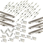 Hanger bolt mounting set 4plus, 11 coll. for various roofings and facades