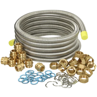 Kit tubo ondulato DN20