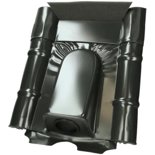 Roof flashing for concrete roof tiles anthracite