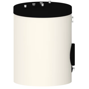 Accumulatore d'acqua calda a basamento 120 l verticale attacchi in alto