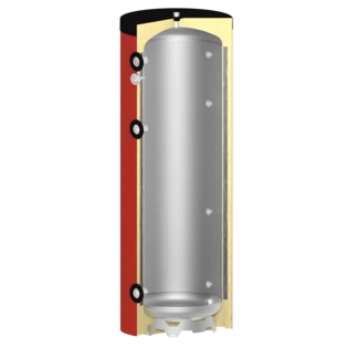 Buffervat voor koelen en verwarmen 300 liter