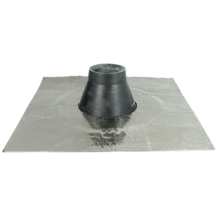 Luftdichtungsmanschette Alu-Butyl f&uuml;r Masten &Oslash; 50 - 72  mm