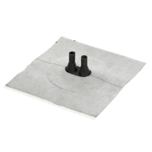 Leitungsmanschette Vlies-Butyl f&uuml;r 2 Kabel &Oslash; 8 - 12 mm