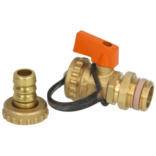 Solar ball valve KFE 1/2" self-sealing