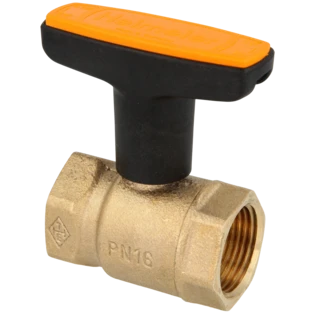 Solar-Kugelhahn 1 1/4" Globo S Rotguss