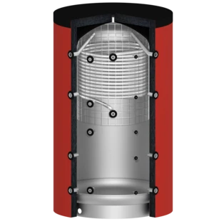 Frischwasserspeicher 2600 l rot