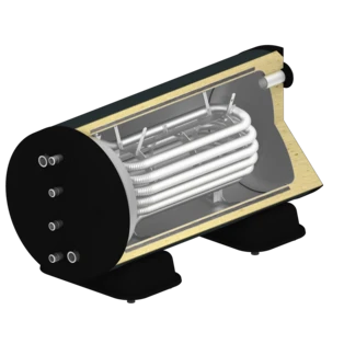 Horizontal fresh-water storage tank 200 litres