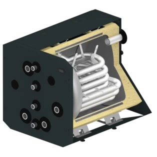 Built-under fresh-water storage tank 120 l horizontal 1 extra HX