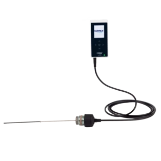 Impressed current anode with display for cylinders up to 1,000 L