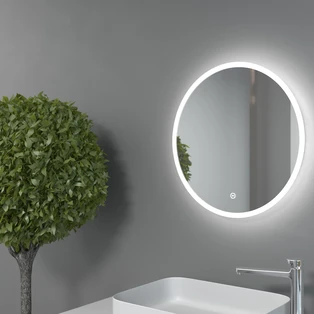 Illuminated LED mirror &Oslash; 500 mm 