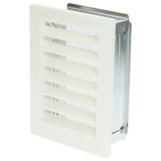 Upmann ventilation grille with fly wire and installation frame 100x160 mm