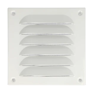 weather protection grill aluminium traffic-white RAL 9016