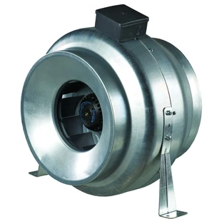 Inline centrifugal fan with mounting bracket