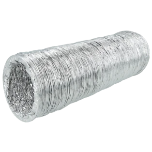 Aluminium flex. buis 127 mm &Oslash; tot 250&deg;C toepassingslengte 250 - 1000 mm