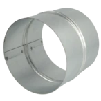 Ventilatiekanaalaansluiting van plaatstaal Ø 125 mm