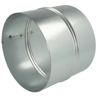 L&uuml;ftungskanal-Verbindungsst&uuml;ck Stahlblech &Oslash; 150 mm