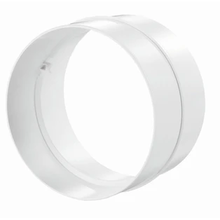 Ventilation duct external connector &Oslash; 125 mm
