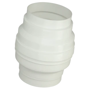 Pi&egrave;ge d'eau de condensation Upmann vertical &Oslash; 100 sur &Oslash; 125 mm blanc