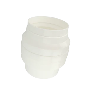 Upmann condensing water collector vertical &Oslash;125 to &Oslash;150 mm white