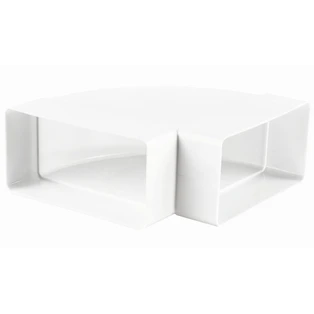 L&uuml;ftungskanal-Rohrbogen 90&deg; 204 x 60 mm