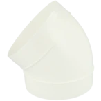 Ventilatiekanaal ronde bocht 45° Ø 125 mm met mof 