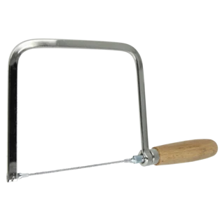 Scie archet pour carrelage avec fil en m&eacute;tal dur 150 mm