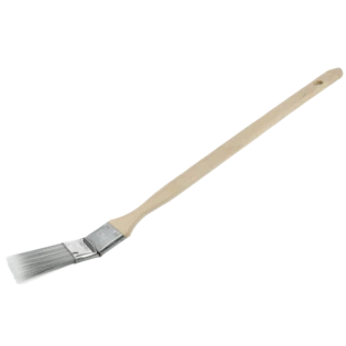 Hoekkwast 25 mm PBT-mix grijs-wit