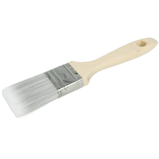 Flachpinsel 40 mm PBT-Mix grau-wei&szlig;