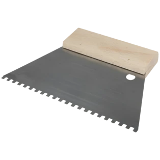 Glue spatula notched 4 x 4 mm