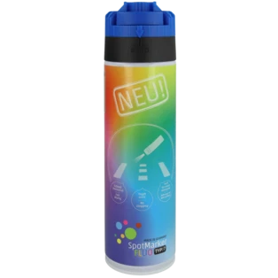 Marking spray for heavy-duty applications blue