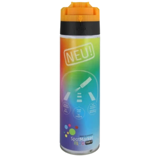 Marking spray for construction sites orange