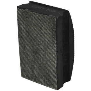 Hand polishing pad for tile edges medium grit