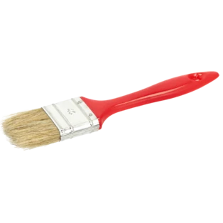 Flat paint brush 40 mm with plastic handle