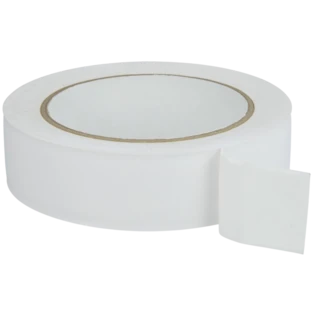 Ruban plastique rainur&eacute; &agrave; l'horizontale blanche 30 mm