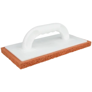 Kunststof wrijfplaat 280 x 140 mm met sponsrubber