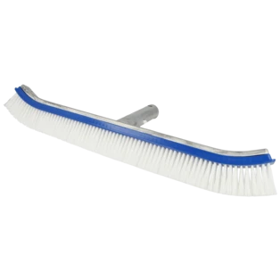 Spazzola per piscina 45 cm/18" plastica, curvata