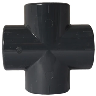 PVC-U Kreuzst&uuml;ck &Oslash; 50 mm mit Klebemuffen