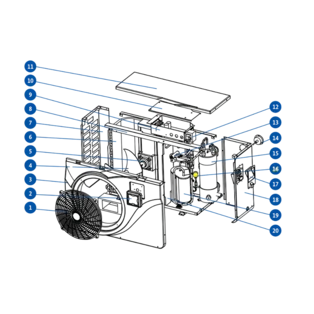 Electric expansion valve for pool heat pump