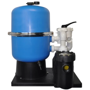 Sand filter system with pump up to 100 m&sup3; pool capacity