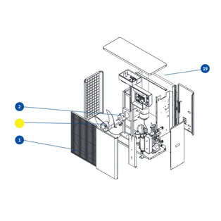 Ventilator 3-Blatt f&uuml;r R290 W&auml;rmepumpe Luft - Wasser 