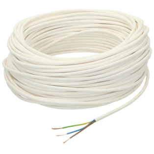 Schlauchleitung 3 x 0,75 mm&sup2; H03VV-F mit Schutzleiter